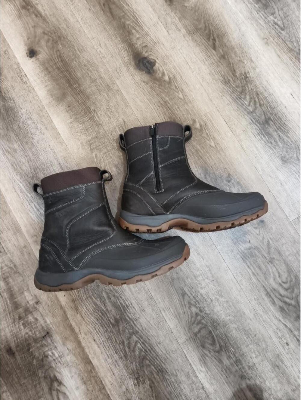 LL Bean Storm Chaser Snow Boots Men's 13 M ZipUp Chelsea Primaloft 200 TEK 2.5